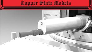 MG08 Muzzle Boosters (Set of 4) (Plastic model)