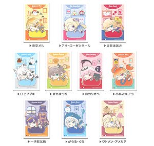 Square Can Badge Hololive Hug Meets B Box (Set of 10) (Anime Toy)