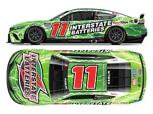 `デニー・ハムリン` #11 INTERSTATE BATTERIES TOYOTA カムリ NASCAR 2023 (ミニカー)