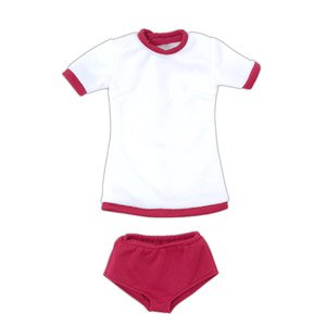 AZO2 Gym Clothes Set (Crimson) (Fashion Doll)