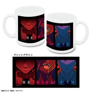 TV Animation [Chainsaw Man] Mug Cup Design 01 (Denji & Power & Aki Hayakawa) (Anime Toy)