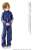 PNS Gym Suit Set (Navy) (Fashion Doll) Other picture1