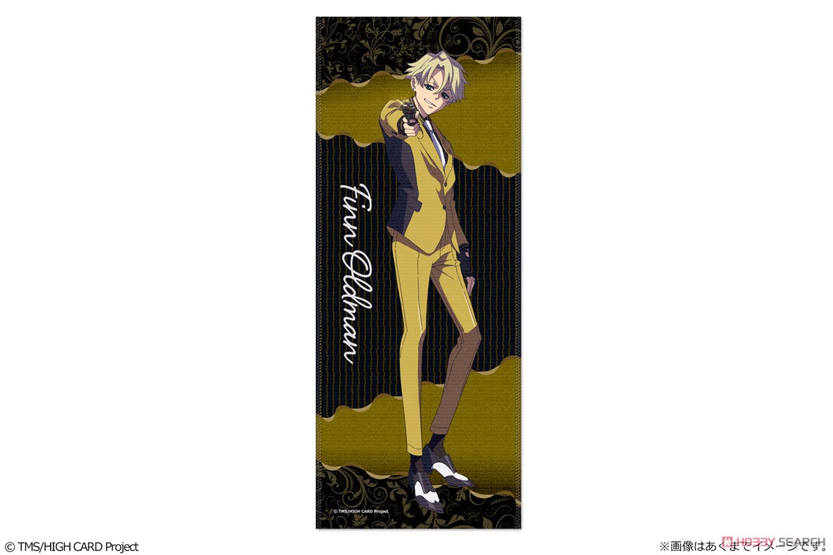 HIGH CARD フェイスタオル 01 フィン・オールドマン (キャラクターグッズ) 商品画像1