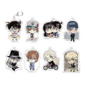 Detective Conan Acrylic Key Ring Collection Play Back 2 (Set of 8) (Anime Toy)
