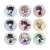 Detective Conan Chara Badge Collection Shrew (Set of 9) (Anime Toy) Item picture1