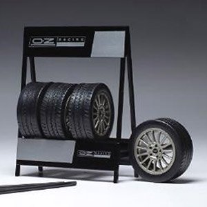 Tire Set OZ Superturismo WRC Silver (Diecast Car)