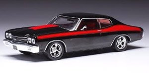 シボレー シェベル SS 1970 ブラック (ミニカー)