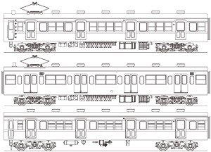 16番(HO) 73形鶴見線セット (クモハ73629+モハ72970+クハ79450) (3両・組み立てキット) (鉄道模型)
