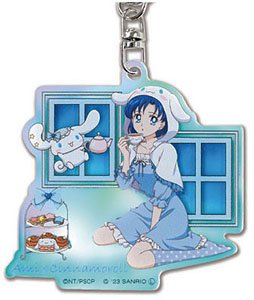 [Pretty Soldier Sailor Moon] Series x Sanrio Characters Acrylic Key Ring Aurora Type 03 Ami Mizuno x Cinnamoroll AKO (Anime Toy)