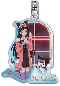 [Pretty Soldier Sailor Moon] Series x Sanrio Characters Acrylic Key Ring Aurora Type 04 Rei Hino x Kuromi AKO (Anime Toy)