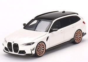 BMW M3 Mパフォーマンス ツーリング(G81) アルピンホワイト (ミニカー)