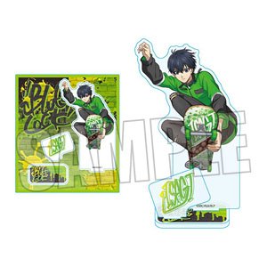Acrylic Stand Blue Lock Yoichi Isagi Skater Ver. (Anime Toy)