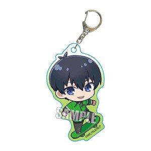 Acrylic Key Ring Blue Lock Yoichi Isagi Skater Ver. (Anime Toy)