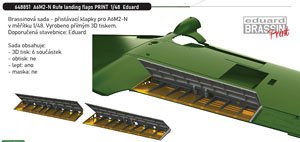 A6M2-N Rufe Landing Flaps (for Eduard) (Plastic model)