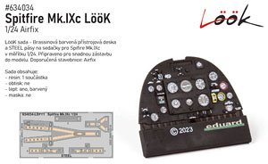 スピットファイア Mk.IXc 「ルック」計器板 (エアフィックス用) (プラモデル)