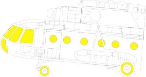 Mi-17 塗装マスクシール (AMK用) (プラモデル)
