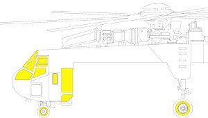CH-54A 塗装マスクシール (ICM用) (プラモデル)
