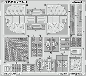 Photo-Etched Parts for Mi-17 (for AMK) (Plastic model)