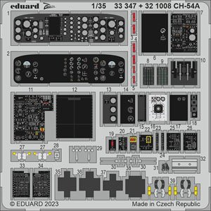 CH-54A ズームエッチングパーツ (ICM用) (プラモデル)