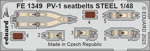 PV-1 Seatbelts Steel (for Academy) (Plastic model)