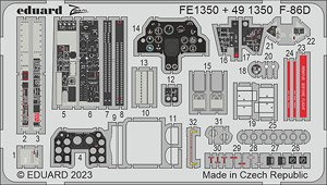 F-86D ズームエッチングパーツ (レベル用) (プラモデル)