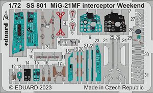 MiG-21MF 迎撃機型 ズームエッチングパーツ (エデュアルド用) (プラモデル)