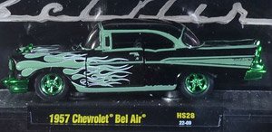 1957 Chevrolet Bel Air - Black Metallic (チェイスカー) (ミニカー)
