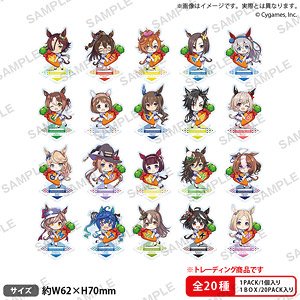 ウマ娘 プリティーダービー トレーディングつながるぷちアクリルスタンド vol.2 (20個セット) (キャラクターグッズ)