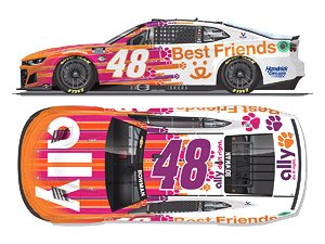 `アレックス・ボウマン` #48 ALLY BEST FRIENDS シボレー カマロ NASCAR 2023 (ミニカー)