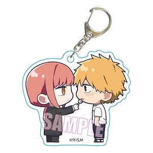 Petit Memo! Acrylic Key Ring Chainsaw Man Makima & Denji (Anime Toy)
