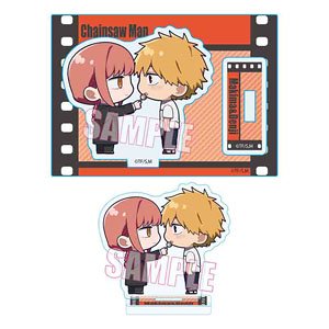 Petit Memo! Mini Stand Chainsaw Man Makima & Denji (Anime Toy)