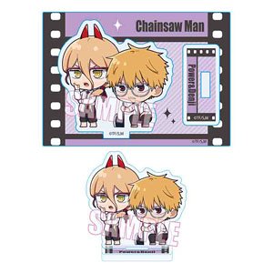 Petit Memo! Mini Stand Chainsaw Man Power & Denji (Anime Toy)