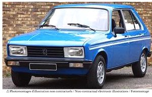 プジョー 104 S 1981 アイビスブルー (ミニカー)