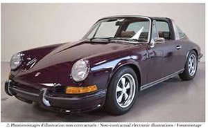 ポルシェ 911 Eタルガ 1971 バイオレット (ミニカー)