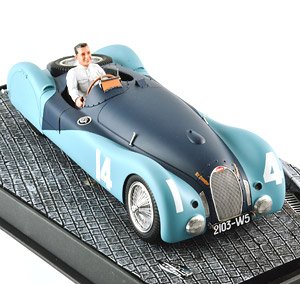 ブガッティ T57S 45 1937年ACF GP #14 Jean-Pierre Wimille (ミニカー)