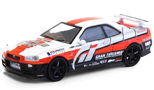 Nissan Skyline GT-R (R34) Z-tune White / Red / Black (Diecast Car)