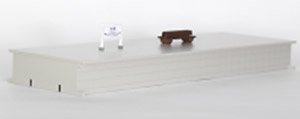 16番(HO) 木とアクリルで作る HOゲージサイズ 上屋なしホーム組立キット (組み立てキット) (鉄道模型)
