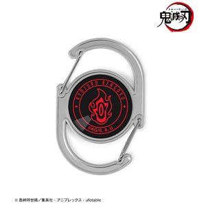 Animation [Demon Slayer: Kimetsu no Yaiba] Kyojuro Rengoku Glass Carabiner (Anime Toy)