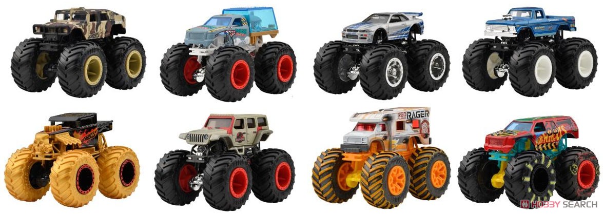 Hot Wheels Monster Trucks Assort 1:64 987F (set of 8) (Toy) Item picture1