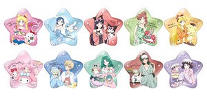 [Pretty Soldier Sailor Moon] Series x Sanrio Characters Kirakira Star Can Badge (Set of 10) (Anime Toy)