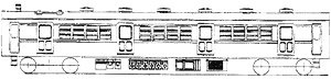 16番(HO) クモヤ90 1両 (床下機器付車体キット) (組み立てキット) (鉄道模型)
