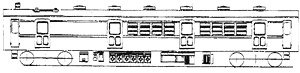 16番(HO) クモユニ74 1両 (床下機器付車体キット) (組み立てキット) (鉄道模型)