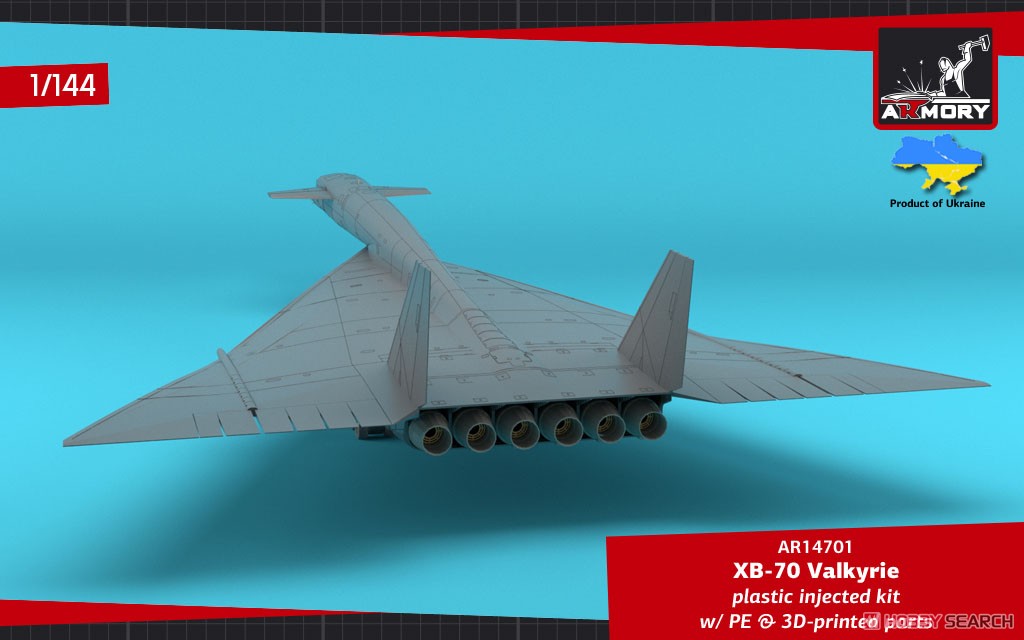 XB-70 Valkyrie US Experimental Supersonic Strategic Bomber (Plastic model) Item picture7