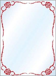 Broccoli Sleeve Protector [Pattern of the World] [Red Rose] (Card Sleeve)