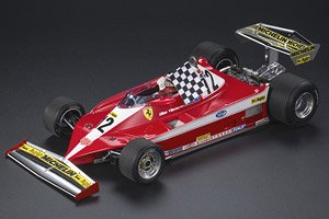 312 T3 1978 カナダGPウィナー No,12 G.ビルヌーブ ドライバーフィギア+フラッグ付 (ミニカー)