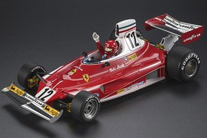 312 T 1975 ワールドチャンピオン No,12 N.ラウダ ドライバー付 (ミニカー)