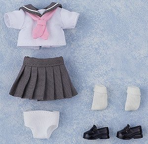 ねんどろいどどーる おようふくセット セーラー服 半袖 (グレー) (フィギュア)