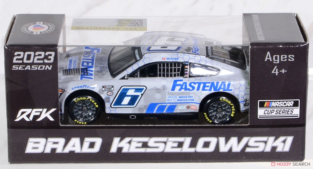 `ブラッド・ケセロウスキー` #6 FASTENAL フォード マスタング NASCAR 2023 (ミニカー) パッケージ1