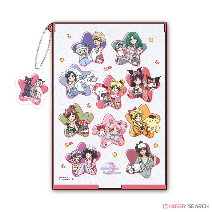 [Pretty Soldier Sailor Moon] Series x Sanrio Characters Stand Miror w/Charm (Anime Toy) 商品画像1