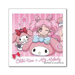 [Pretty Soldier Sailor Moon] Series x Sanrio Characters Die-cut Sticker Mini Chibiusa x My Melody (Anime Toy)
